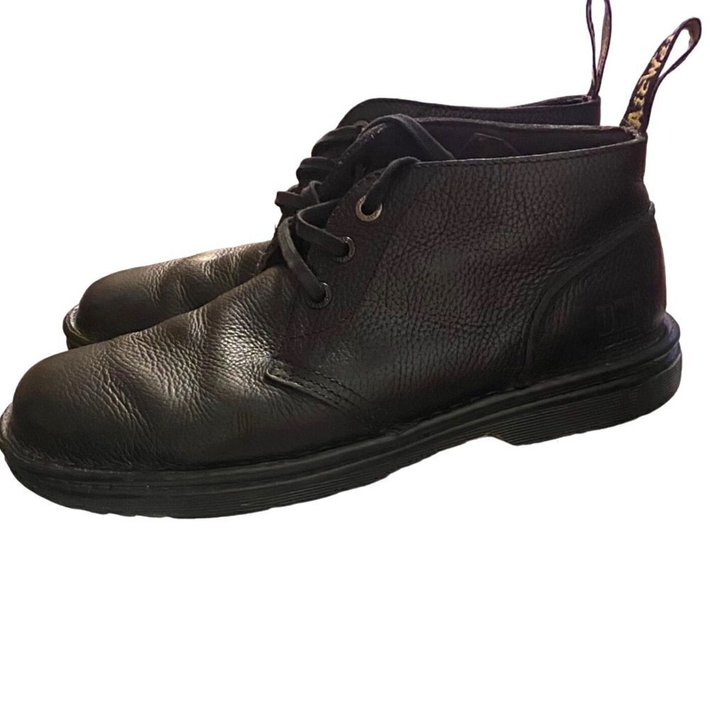 DR MARTENS  #AW004, Men’s, Size 10,  Sussex  Industrial Chukka Boots, Black Leat